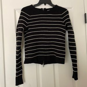 Madewell Women's 100% Merino Wool Zip Back Sweater